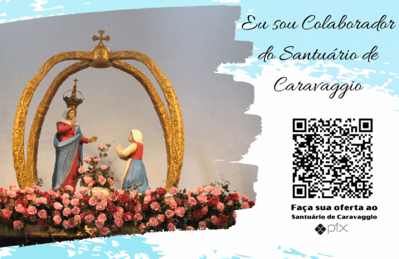 Foto de capa da notícia Fiéis podem ajudar o Santuário de Caravaggio pela internet