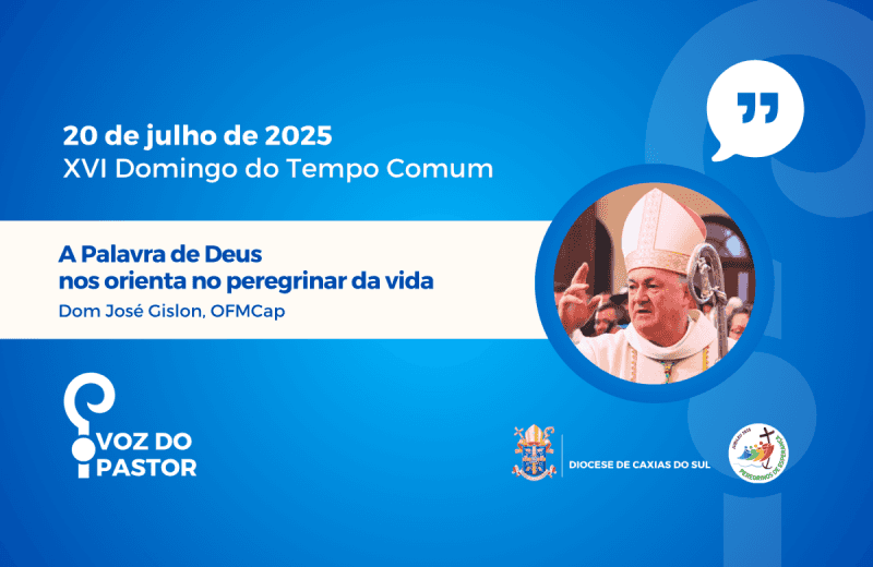 Foto de capa da notícia A Palavra de Deus nos orienta no peregrinar da vida