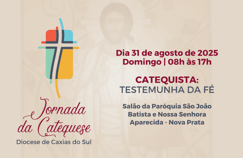 Foto de capa da notícia Diocese de Caxias do Sul prepara Jornada da Catequese, para reunir centenas de pessoas em Nova Prata
