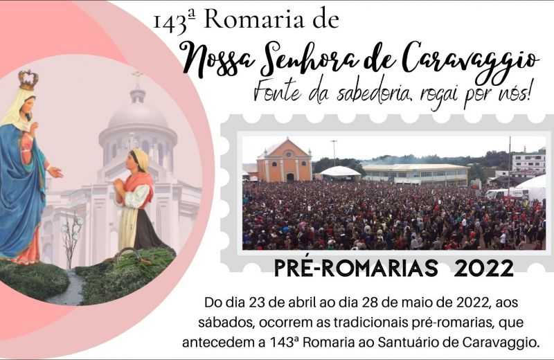 Foto de capa da notícia Santuário de Caravaggio retoma pré-romarias de forma presencial