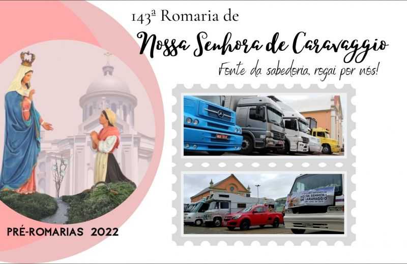 Foto de capa da notícia Pré- romaria dos Motorhome e Caminhoneiros acontecem neste sábado em Caravaggio
