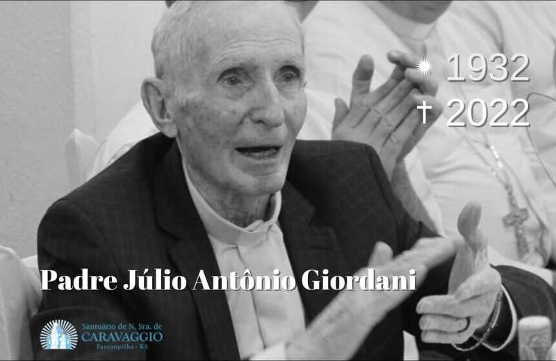 Foto de capa da notícia Nota de falecimento: padre Júlio Antônio Giordani