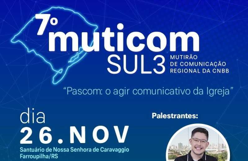 Foto de capa da notícia Inscrições para o 7º Muticom do Regional Sul 3, que será em Caravaggio, estão abertas até 19 de novembro