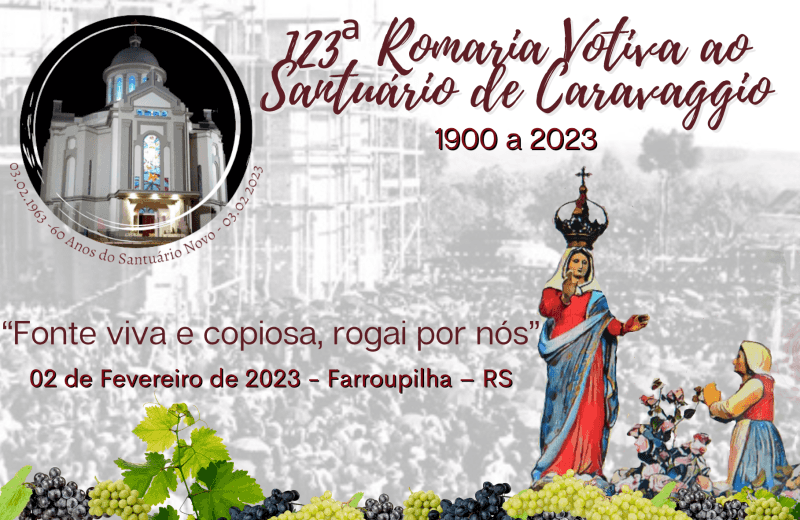 Foto de capa da notícia 123ª Romaria Votiva de Nossa Senhora de Caravaggio ocorre nesta quinta-feira