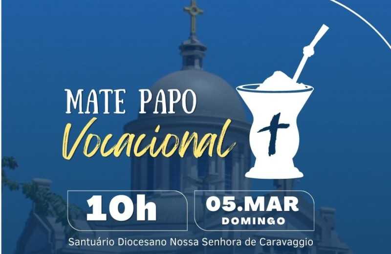 Foto de capa da notícia Pastoral Vocacional da Diocese de Caxias do Sul dá início ao projeto "Mate Papo", no Santuário de Caravaggio